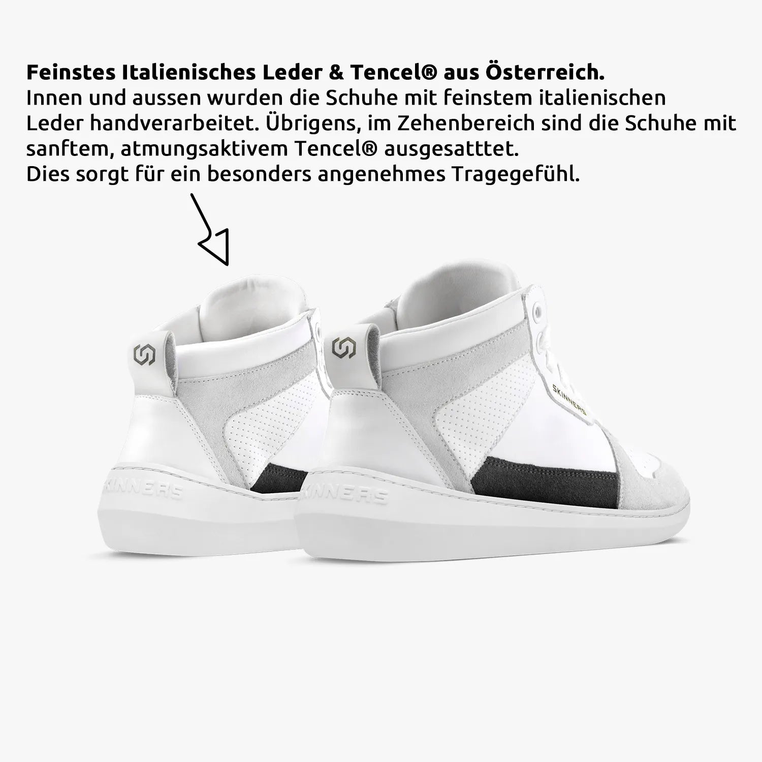 Oldschooler High Top - Schwarz/ Weiß