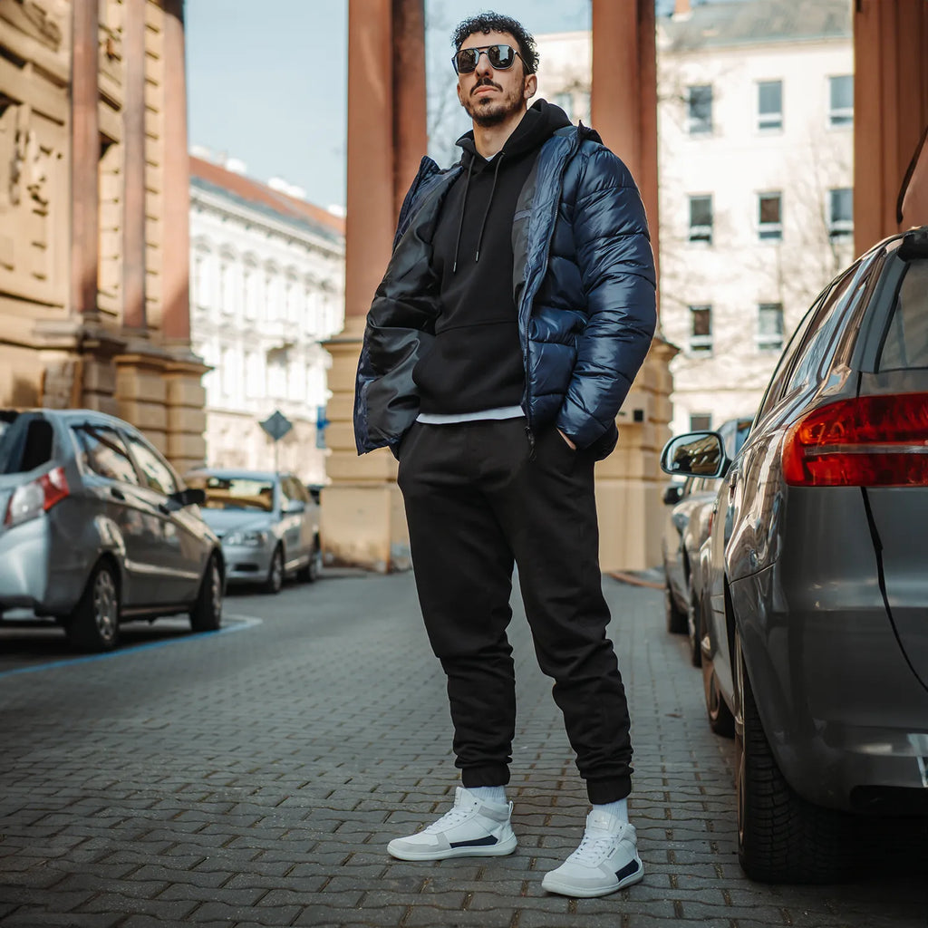 Oldschooler High Top - Blau/ Weiß